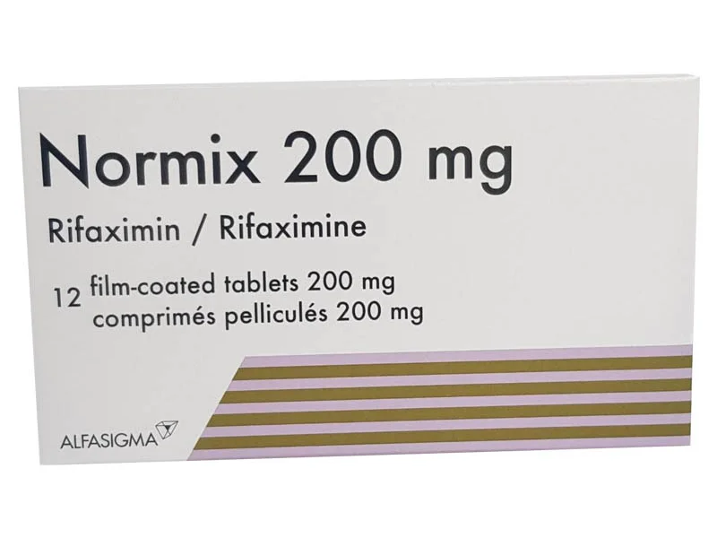 Csomagolás: Normix 200 mg filmtabletta